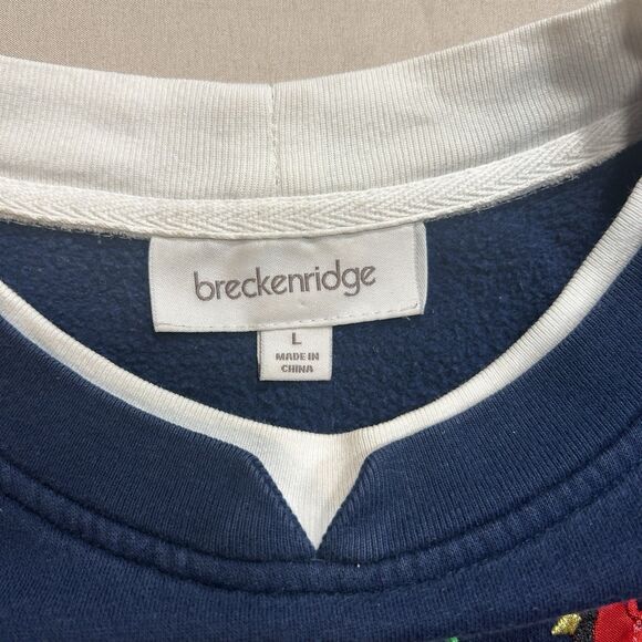 Vintage Breckenridge Womens Large Crewneck Sweatshirt Grandma Red Cardinals - Picture 4 of 7